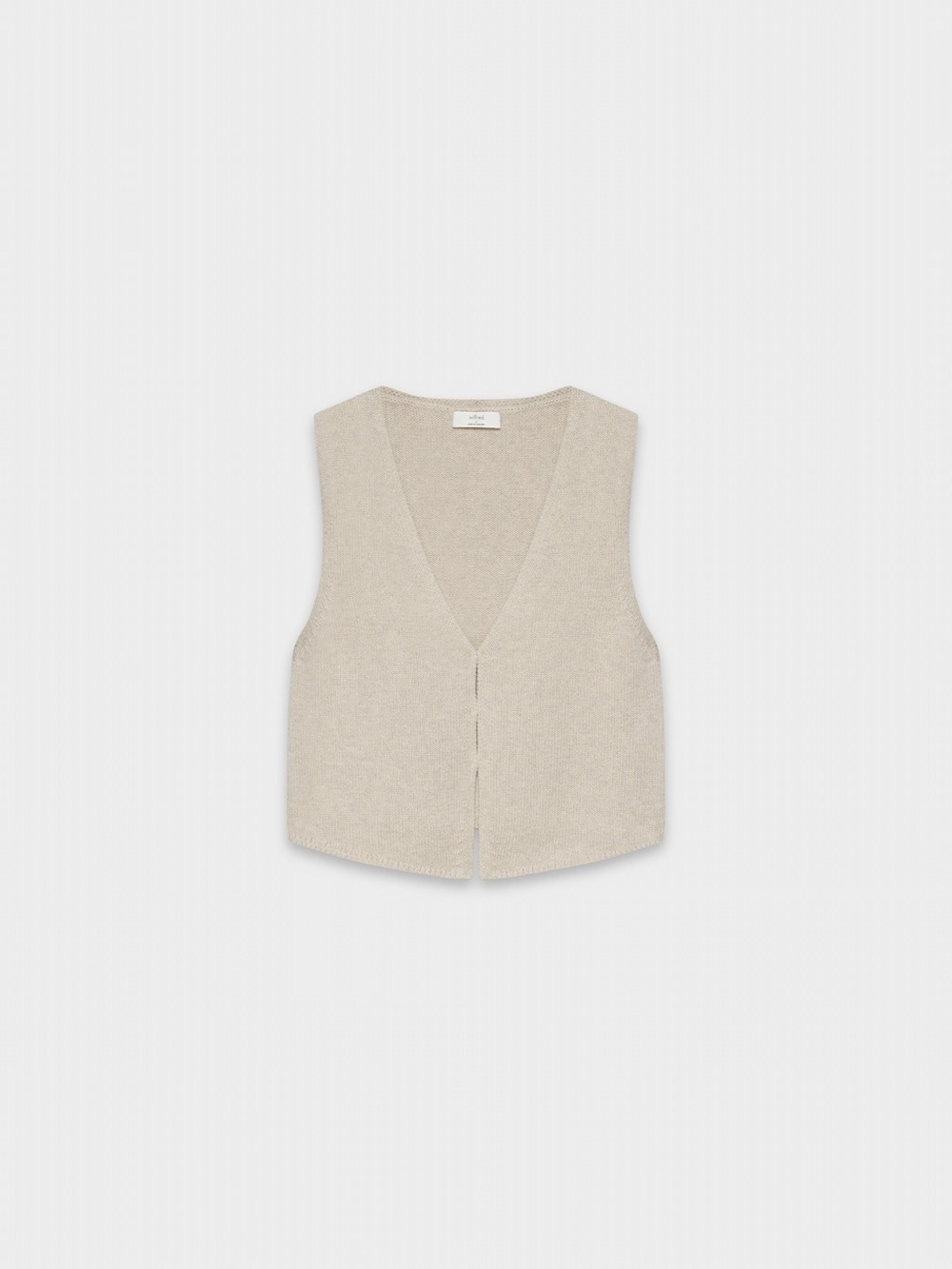 Aritzia Wilfred Basque Sweater Vest - Matte Pearl